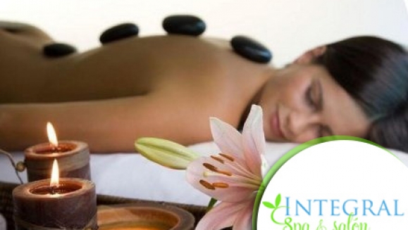 [Image: ¡Paga $15 en lugar de $180 por 6 sesiones de masaje geotermales con piedras volcánicas en Integral Spa &amp; Salón!m]