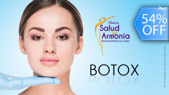 Image of Aplicación de 20 Unidades de Botox en Frente, Entrecejo o Patas de Gallo