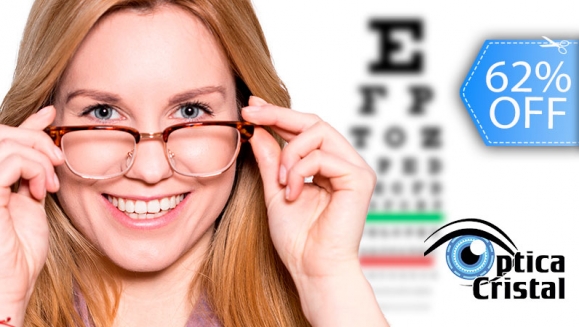 Image of Lentes Graduados de Policarbonato, Aros a Elección, Examen de la Vista, Lentes de Sol de Regalo y Más.