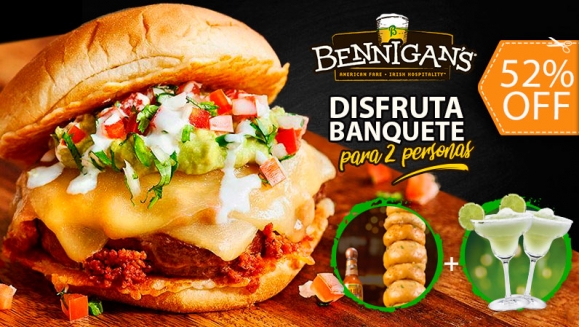 Image of Bennigan's LGV: Banquete para 2