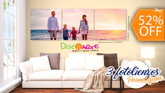 Image of 3 Foto-Lienzos