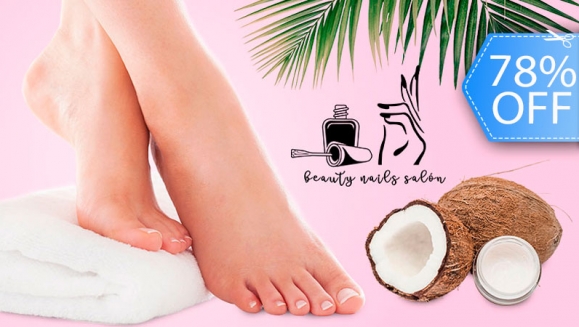 Image of Manicure y Pedicure Spa, Esmalte Permanente en Manos o Pies, Mascarilla Facial y Más.