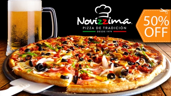Image of Novizzima Pizza: Paga $10 y Consume $20