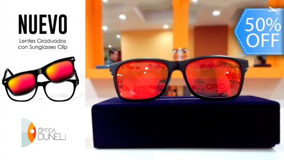 [Image: ¡Paga Q499 en lugar de Q1,000 por Lentes Graduados + Aro “Clip-on” (para Convertirlo en Lentes de Sol) + Estuche y Examen de la Vista!m]