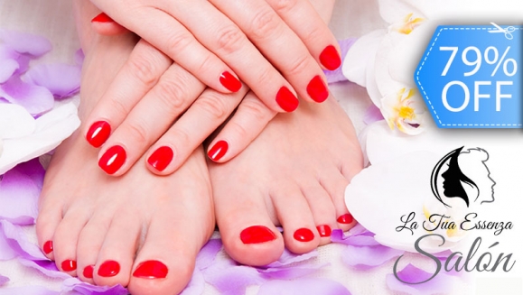 [Image: ¡Paga Q95 en lugar de Q450 por Manicure Spa + Pedicure Spa + Esmaltado Permanente en Manos y Pies + Decoración en 4 Uñas!m]