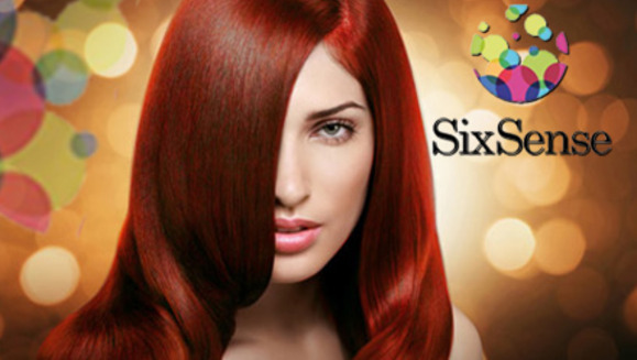 [Image: ¡Paga $25 en lugar de $68 por un tinte completo + tratamiento sellador de color + corte personalizado + maquillaje permanente en manos o pies + exfoliación en manos cuccio + elixir de almendras + hidratación de mantequilla en Six Sense!m]