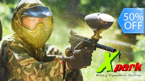 Image of Paintball para 2 + 2 Combos de Pizza y Más