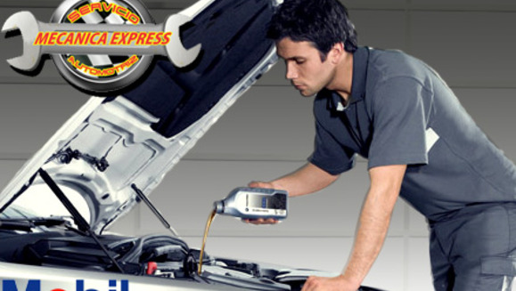 [Image: ¡Paga $35 en lugar de $83 por un cambio de aceite que incluye 4/4 + el filtro + revisión de suspensión y dirección + revisión técnica de vehículo  + revisión de frenos general + pasteado a máquina en Mecánica Express!m]