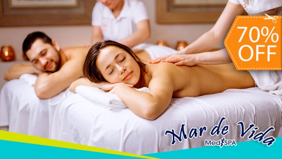 Image of 2 Masajes Relajantes + 2 Masajes de Piedras Calientes