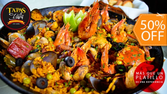 Image of Paella Mixta Valenciana para 4 Personas + 4 Sopas de Lentejas o Caldos de Res y Más