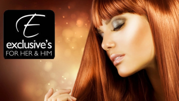 [Image: ¡Paga $50 en lugar de $175 por alisado brasileño de chocolate INOAR con extracto de cacao + ampolleta de queratina  + lavado profundo + tratamiento cauterizante + masaje capilar + corte con estilo o pedicure spa + planchado en Exclusive's Salón!m]