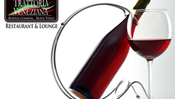 [Image: ¡Paga Q59 en vez de Q130 por 1/2 botella de vino (Chardonay, Villa Antinori, Mateus Rosé, Malbec o Cabernet Sauvignon Doña Paula Los Cardos) + 1 plato de boquitas a escoger: mini pizzas, mini quiche o pinchos en el Wine Lounge de Trattoria Veneziana!m]