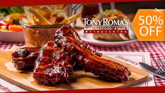 [Image: ¡Paga $27. 81 en Lugar de $55.61 por Banquete para 4 que Incluye: 1 Entrada de Onion Loaf + 2 Platos de Short Ribs + 1 Plato de Chicken Tenders + 1 Plato de BBQ Chicken + 4 Limonadas!m]