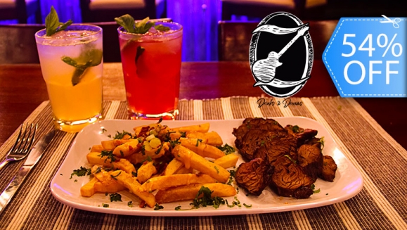 [Image: ¡Paga Q89 en lugar de Q195 por Delicioso Piqueo de Carne para Compartir + 2 Tragos de Oz de Maracuyá, Frutos Rojos o Mango!m]
