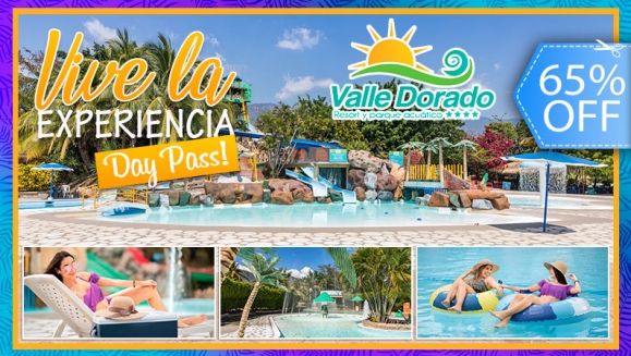 Image of Valle Dorado: Day Pass con Entrada a Parque Acuático, Almuerzo, Bebida y Mas.