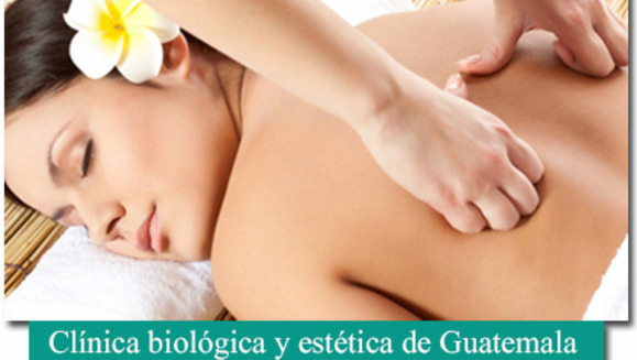 [Image: ¡Paga Q89 en lugar de Q250 por un masaje clínico terapéutico para dolor de espalda crónico y agudo (30 minutos de terapia manual y 15 minutos de terapia con aparatología) en Clínica biológica y estética de Guatemala!m]