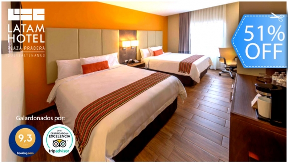 Image of LATAM Hotel Plaza Pradera: Estadía en Habitación Doble o Jr. Suite, Desayunos Buffet, Piscina, Jacuzzi y Más.