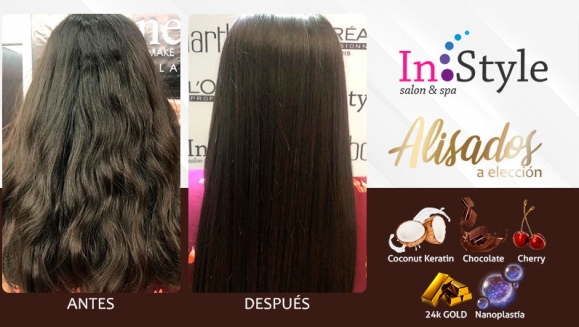 [Image: ¡Paga $25 en Lugar de $150 por Alisado a Elección: Nanoplastía, Cherry, 24K, Chocolate o Keratina Coco + Lavado Desintoxicante + Tratamiento Reestructurante y Antifrizz + Secado + Planchado + Mascarilla Selladora + Aplicación de Proteína Protectora!m]