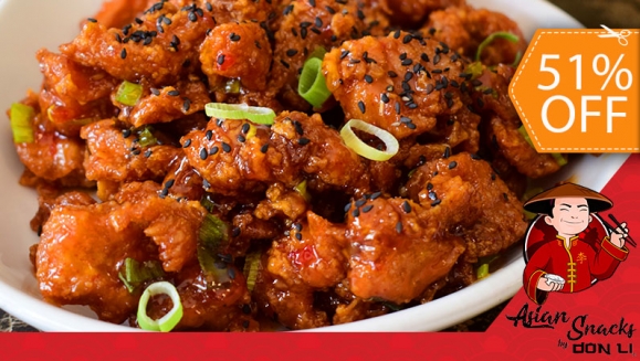 [Image: ¡Paga $12.50 en Lugar de $25.46 por Pollo Kung Pao o Teriyaki + 1 Orden de Wantan de Pollo + 1 Orden de Arroz Vegetariano + 1 Pichel de Té Verde! ¡Para Llevar o Comer en Kiosco!m]