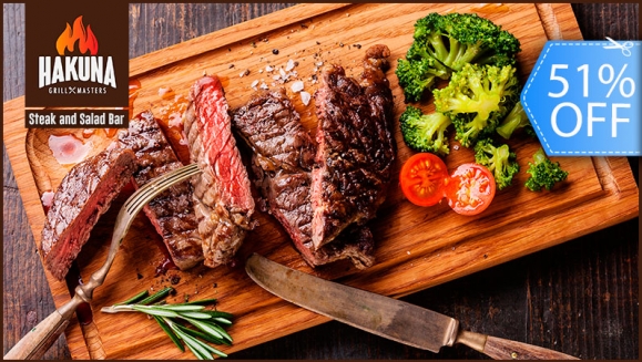 Image of Parrillada Premium de Puyazo para 2 con All You Can Eat de Ensaladas y Guarniciones, Bebidas y Más.