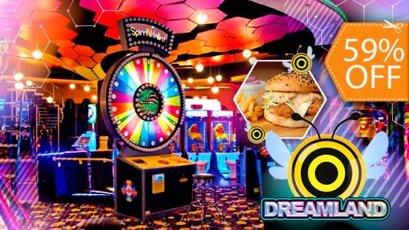 [Image: ¡Diviértete Como Nunca Antes! ¡Paga $14.99 en Vez de $36.99 por 1 Hora de DIVERSIÓN EXTREMA en Máquinas y Atracciones + 45 Minutos en Ruedas + 1 Junior Crispy Chicken Sandwich con Papas Fritas + 15% de Descuento en Consumo en Pupas y Vanilla Spoon!m]