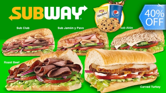 Image of Subway: Sub de 15 cm a Elección + 2 Galletas o 1 Papalina + Bebida con Refill ¡Zonas 10, 14, Antigua y Más!