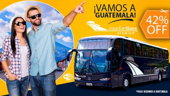 [Image: ¡Paga $29 en Lugar de $50 por Boleto de Ida y Regreso a Guatemala en Bus Tipo Pullman Premium!m]