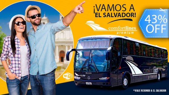 [Image: ¡Paga Q230 en lugar de Q400 por Boleto de Ida y Regreso a El Salvador en Bus Tipo Pullman Premium!m]