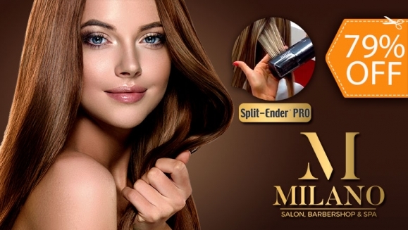 [Image: ¡Paga $10 en Lugar de $48 por Tratamiento de Nutrición Capilar de Extracto de Karité + Corte con Split Ender Pro + Lavado Spa + Proteína Hidratante + Secado o Planchado + Suero Sellador de Puntas de Argán + Depilación de Cejas!m]