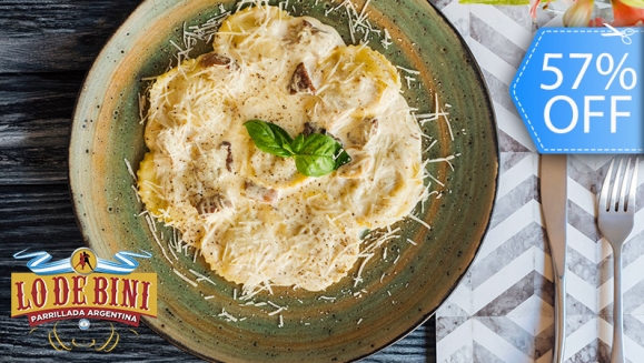 [Image: ¡Paga Q98 en lugar de Q228 por 2 Platos de Pasta Argentina + 2 Bebidas Naturales!m]