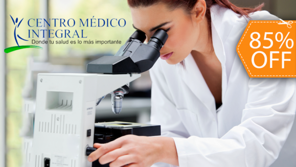 [Image: ¡Paga $15 en Lugar de $100 por Exámenes de Laboratorio a Elección entre Perfil: Ejecutivo, Básico, Hepático, Infantil, Laboral, Diabético, Prenatal, Renal, Tiroideo, Masculino o Digestivo!m]