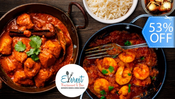 [Image: ¡Paga Q175 en lugar de Q370 por Menú de Comida India para 2 con: 1 Plato de Camarones + 1 Plato de Pollo de Especialidad a Elección entre: Masala o Korma con Arroz Bastami o Pan Naan o Grilled con Papas Fritas y Vegetal del Día + 2 Gaseosas!m]