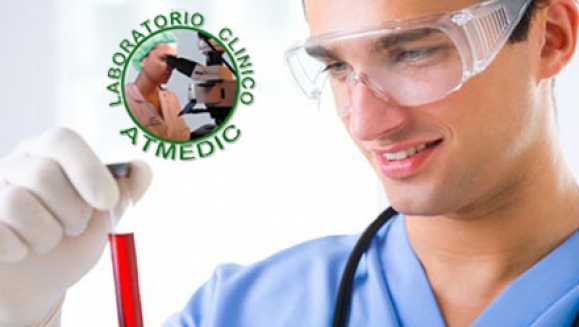 [Image: ¡Paga $20 en lugar de $75 por paquete completo de exámenes médicos + un examen específico donde podrás escoger: V.I.H., PSA, prueba de embarazo, proteína C reactiva o helicobacter pylori en laboratorio clínico ATMEDIC!m]