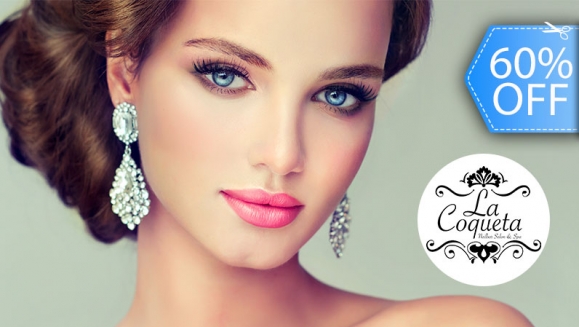 Image of Maquillaje Profesional + Peinado Semirrecogido y Más