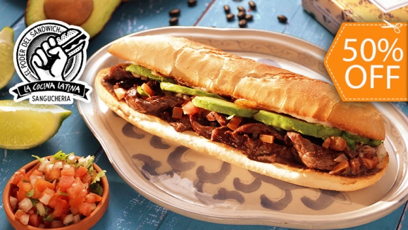 [Image: ¡Paga $8.50 en Lugar de $17 por 2 Ches-Pepitos + Papas Fritas + 2 Empanadas Argentinas + 2 Sodas o Bebidas Naturales!m]