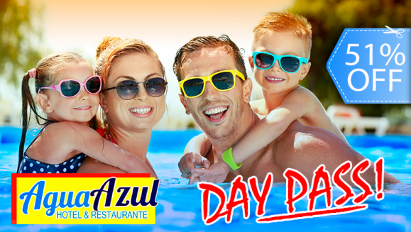 Image of Day Pass en el Puerto para 2: 4 Piscinas, 2 Almuerzos a Elección: Mojarra, Carne Asada o Pollo y Más.