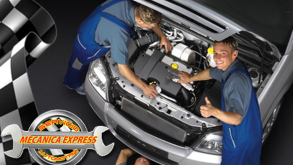 [Image: ¡Paga $24 en lugar de $66 por paquete para tu vehículo que incluye: 4/4 de aceite 20w50 +1 filtro Bosch +alineado +balanceo +ajuste, limpieza y regulación de frenos +revisión de carga +limpieza de bornes +revisión de 16 puntos en Mecánica Express!m]