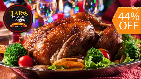 [Image: ¡Paga $98 en Lugar de $175 por Banquete Navideño a Elección para hasta 12 Personas: Pavo Horneado (12-13 Lbs) o Lomo de Cerdo Relleno (8-9 Lbs) o Pierna de Cerdo (8-9 Lbs) o Paella Valenciana!m]