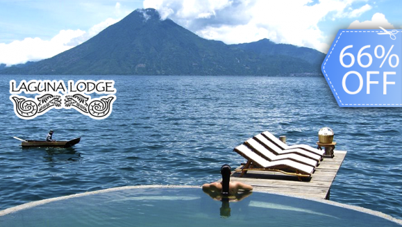 [Image: ¡Paga Q1,218 en vez de Q3,611 por Estadía para 2 Personas + 2 Desayunos + Uso de Kayacs + Coctel de Bienvenida + Entrada a Reserva Natural y Más en el Hotel 5 Estrellas Laguna Lodge Eco Resort en Atitlán!m]