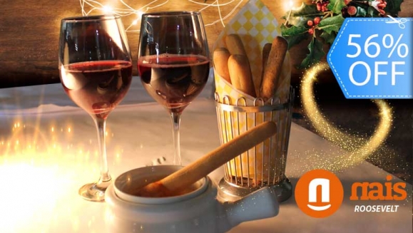 [Image: ¡Paga Q99 en Lugar de Q225 Queso Nais Grande con Chorizo + 2 Bebidas a Elección entre Copas de Vino, Cervezas o Bebidas Naturales!m]
