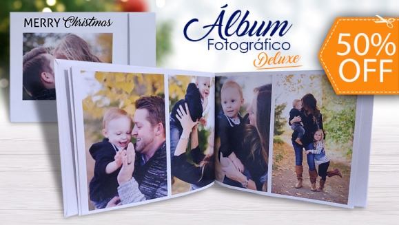 [Image: ¡Paga $15 en Lugar de $30 por Álbum Fotográfico Deluxe de 50 Fotografías, con Pasta Dura, Laminada, Mate, Engomada y con Cierre Magnético!m]