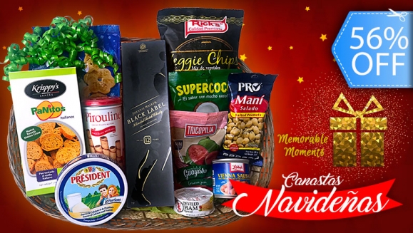 [Image: ¡Paga Q549 en lugar de Q1,250 por Canasta Navideña Momentos Dorados con 1 Botella Ron Zacapa Centenario o Johnnie Walker Etiqueta Negra y Más!m]