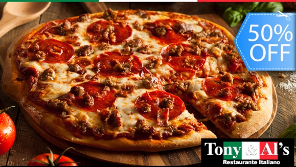 [Image: ¡Paga Q85 en lugar de Q170 por Pizza Grande de Especialidad a Elección entre Roma, Meatlovers o Rio Ranch + 2 Ensaladas de La Casa + 2 Bebidas Naturales de Horchata o Jamaica!m]