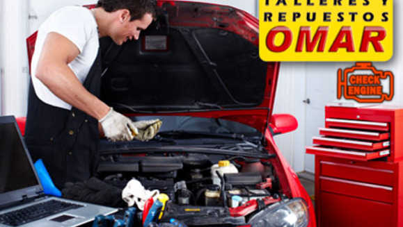 [Image: ¡Paga $14 en lugar de $51 por diagnóstico computarizado (check engine) + alineado y balanceo de llantas + limpieza y revisión de  frenos + revisión de 17 puntos en Talleres y Repuestos Omar!m]