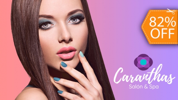 [Image: ¡Paga $10 en Lugar de $56 por Manicure Spa + Pedicure Spa + Esmaltado en Manos y Pies + Lavado + Tratamiento Capilar Hidratante + Limpieza de Puntas + Secado o Planchado + Limpieza de Cejas!m]