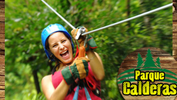 [Image: ¡Paga Q65 en lugar de Q150 por un día de diversión que incluye: 1 canopy (bosque o laguna) + 1 rapel + columpios gigantes + balsas con remos + caminata por bosque en Parque Calderas! ¡Recibe 25% en el  parque temático Mundo Perdido!m]