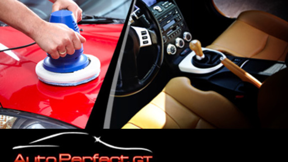 [Image: ¡Paga Q249 en lugar de Q575 por paquete de limpieza interior y tapicería o paquete de pulido y lustrado a máquina en AutoPerfect!m]