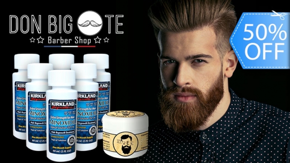 [Image: ¡Paga Q499 en lugar de Q1,000 por 6 Frascos de 60 ml de Minoxidil + 1 Cera UV para Estimular el Crecimiento del Cabello o Barba!m]