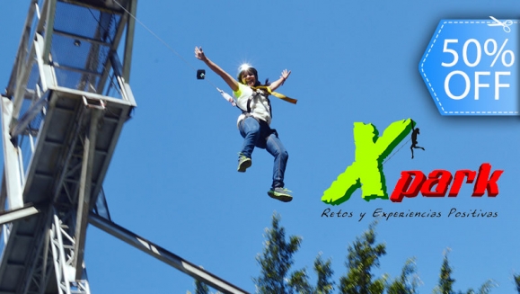 [Image: ¡Paga Q115 en vez de Q230 por Día de Diversión Extrema para 2 con: Entradas al Parque + 2 Combos Extreme Park para Jugar en Caída Libre, Patinaje, Eurobungee, Canopy, Extreme Bike y Otras 8 Atracciones + 2 Porciones de Pizza + 1 Bebida Natural!m]