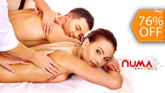 [Image: ¡Paga $22 en Lugar de $90 por 2 Masajes Relajantes + 2 Masajes en Camilla Termo-Jade + 2 Limpiezas Faciales + 2 Exfoliaciones de Rostro + 2 Mascarillas Faciales de Chocolate + Sauna!m]